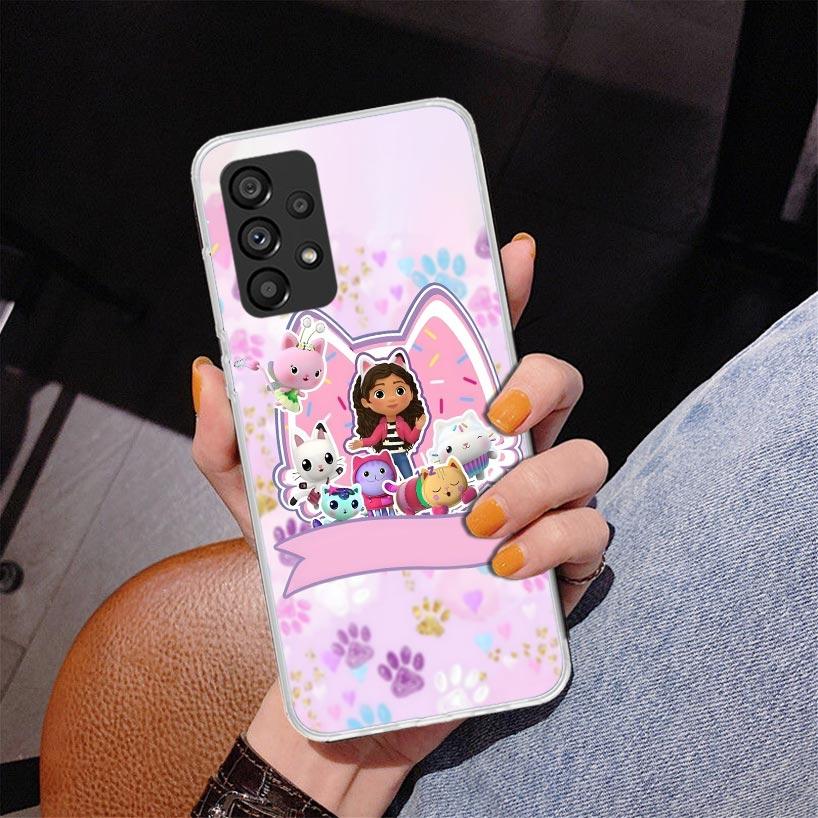 

Cartoon Gabbys Dollhouse Phone Case For Samsung Galaxy A52 A32 A22 A12 A51 A31 A50S A30S A20S A10S Note 20 Ultra 10 Plus S10 A72 Samsung A72