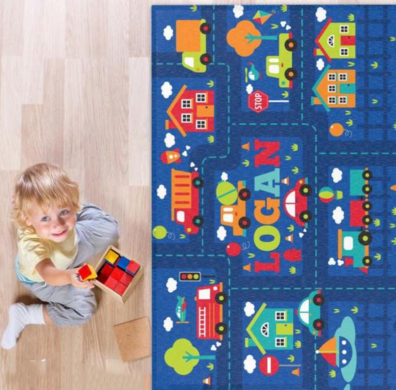 

Racecar Themed Rug Checkered Flag Design Mat Children s Bedroom Decor Rug Carpet Adventure Track Washable Area 40x60cm