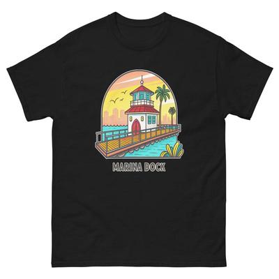 Marina Dock Object Place Item Urban T Shirt