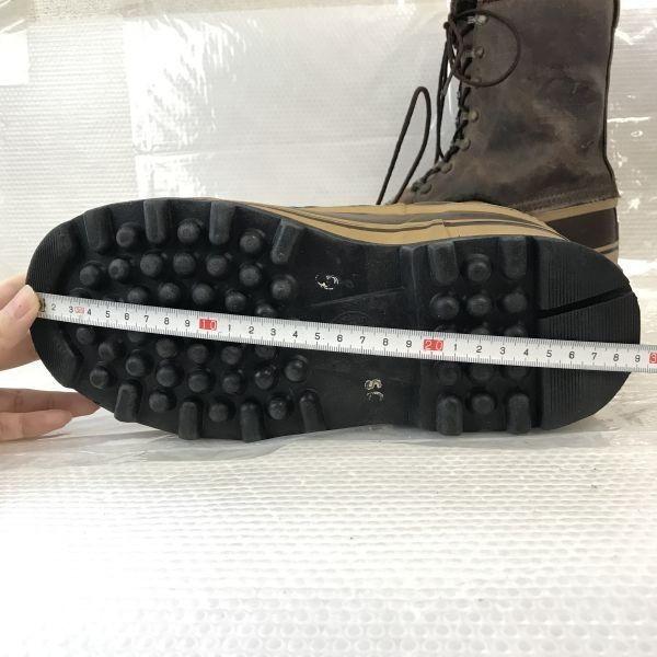 Canada Made Vintage/SOREL/Leather Snow Boots/6/22.5-23.5/Brown/Waterproof/For Snow Work(USED)