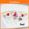 Elegant Dry Plant Specimen Bracelet With Glass Ball Dandelion Bead For Women