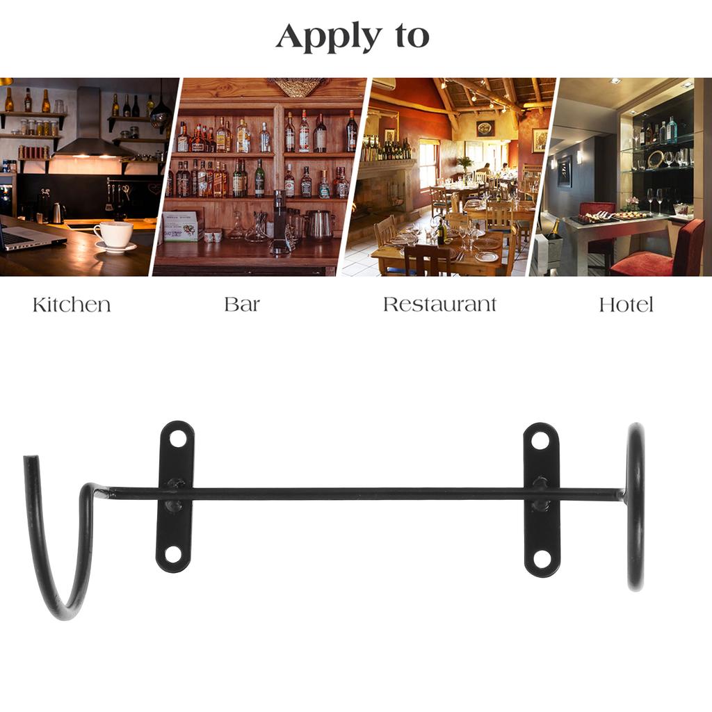 6 Pcs Wand Montiert Rack Flasche Halter Rot Display Hängen Racks Eisen Organizer Baby Die Auto Lagerung