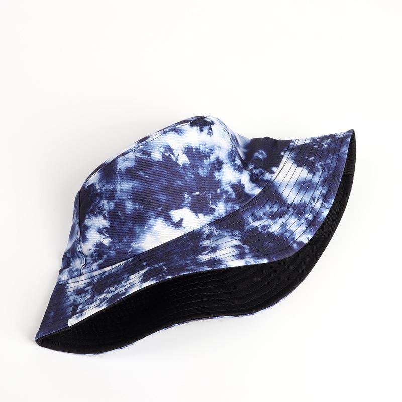 Gorro de pescador con efecto tie dye en color rosa vibrante: gorro de pescador reversible, liviano y protector solar para mujer: regalo perfecto para el Año Nuevo chino y el día de San Valentín