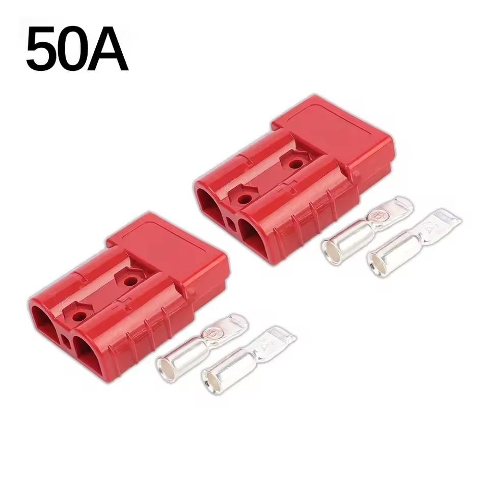 Forklift Battery Connector Plug 50A 120A 175A Quick Connect Disconnect Wire Harness Cable for Winch Trailer Trolling Motor Car