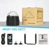 Sound Activated Party Lights,DJ Disco Ball Lights with Remote Control, Strobe Lamp 7 Modes Stage Par Light for Home Party