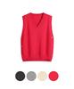 Kim Young Joo Golf Spring/Autumn Body-Covering Button V-Neck Women'S Knit Vest Kqslve26