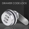 For Furniture 20mm Smart Cam Code Lock Box Lock 3 Digit Combination Password Code Drawer Lock