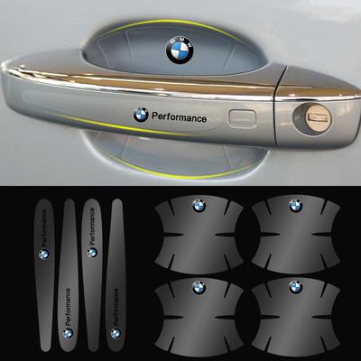 8 Stück Transparente Auto-Türgriff-Kratzschutz-Schutzfolien-Aufkleber für M Performance X1 X3 X4 X5 F15 X6 F16 G30 7er Reihe