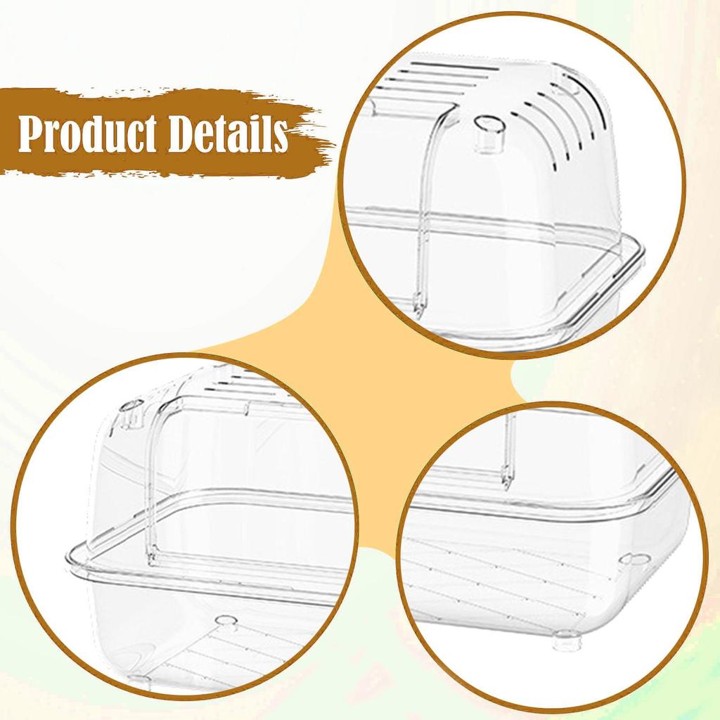 Hamster Cage Small Animal Habitat Enclosure Multipurpose Portable Breathable Pet Supplies House for Hedgehog Gerbils Bunny