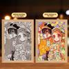 23cm/9.06in Tum Rensabiyuu 3D Light Painting Night Lamp Anime Peripherals Figures Bedroom Table Display Ornaments Birthday Gift