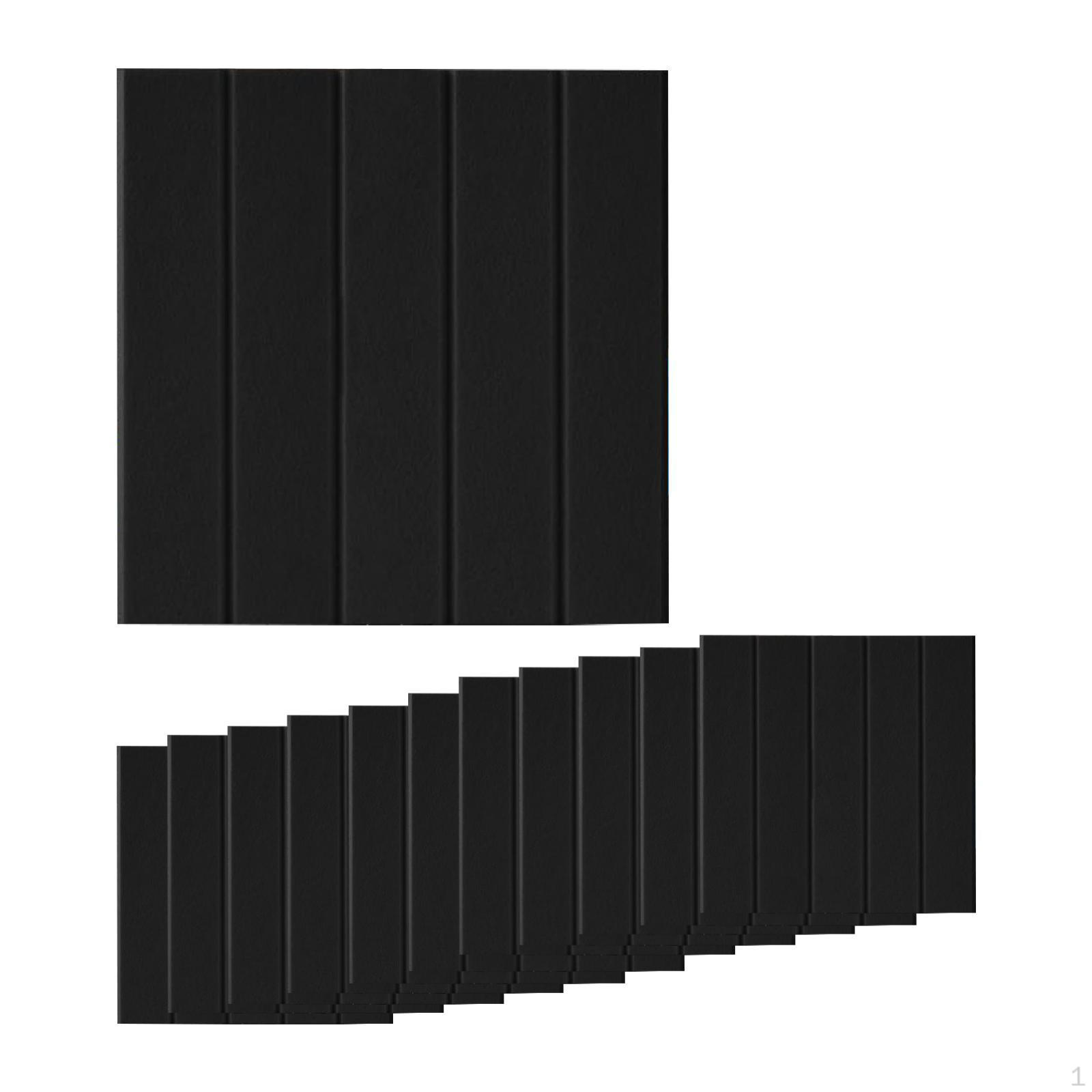 

Упаковка из 12 наклеек на плитку для контроля шума в жилых помещениях чёрный