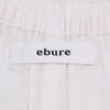 Ebure White 22Stainless Steel Pigment Flower Waist Rubber Wide Pants Bottoms 38 whiteUsed