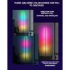 Living Room Bedroom Remote Control Luxury Standing Lights Household RGB Floor Lamp LED Modern Nordic Minimalist Light