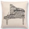 Designs Available Newest Letters Cushion Cover Fruit Music butterfly Prints Sofa Throw Pillow case