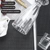 Tapete de Bar Borracha Tapetes de Bar de Café Antiderrapante PVC Tapete para Copo Impermeável Resistente ao Calor Tapete Escorredor para Bar Café Barista Coquetel Bartender