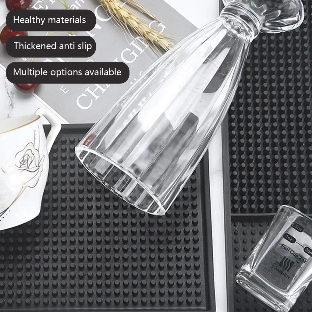 Tapete de Bar Borracha Tapetes de Bar de Café Antiderrapante PVC Tapete para Copo Impermeável Resistente ao Calor Tapete Escorredor para Bar Café Barista Coquetel Bartender
