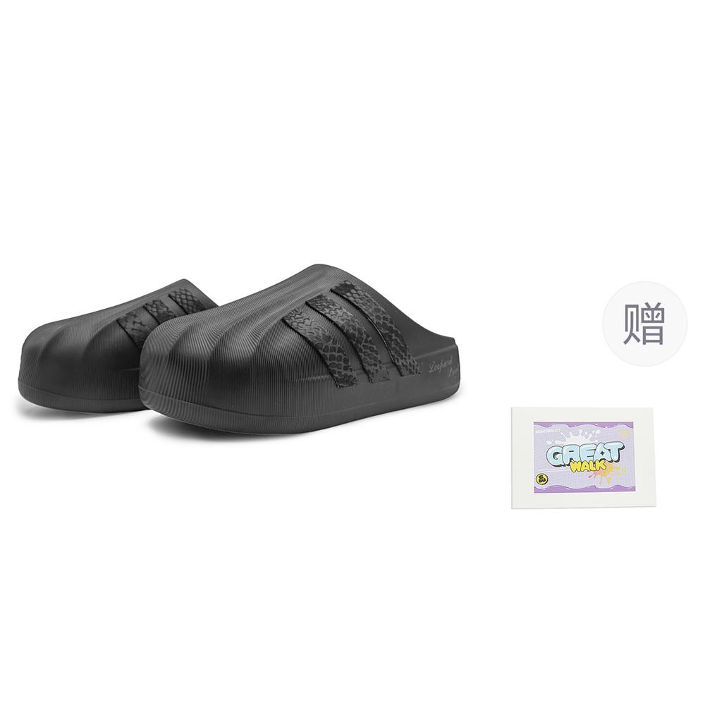 Adidas Originals AdiFOM SUPERSTAR MULE EVA Slip Resistant Slip Resistant Closed Toe Slippers Unisex Black IG8277(Team322-) 38
