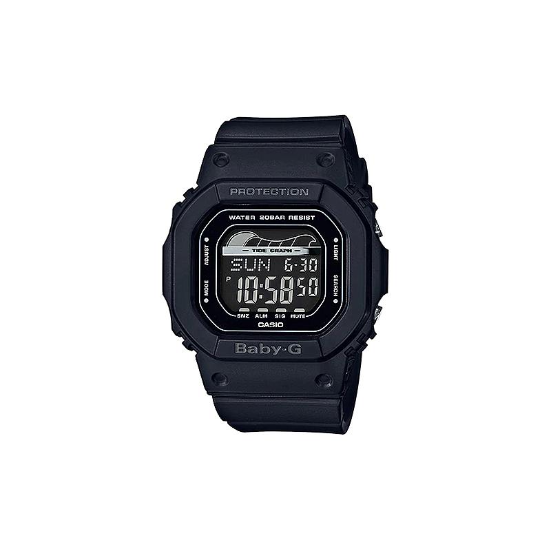 

Casio BABY-G Sports Series Surfboard Pattern Small Square Tidal Wave Shockproof Waterproof Sports Quartz Movement Japanese and Korean BLX-560-1 чорний