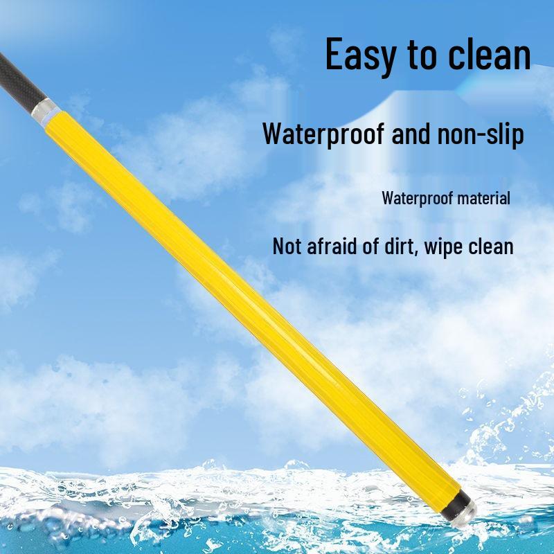 Sweat-Absorbing Ribbed Silicone Grip Cover for Fishing Rod Handles