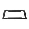 2 Pcs Black Carbon FIBER LICENSE PLATE FRAME TAG COVER Perfect Fit For