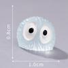 Glow-in-the-Dark Resin Figurine Micro-Scenery Decorative Ornament Cartoon- Adorable Viral Glowing Desktop Craft Item