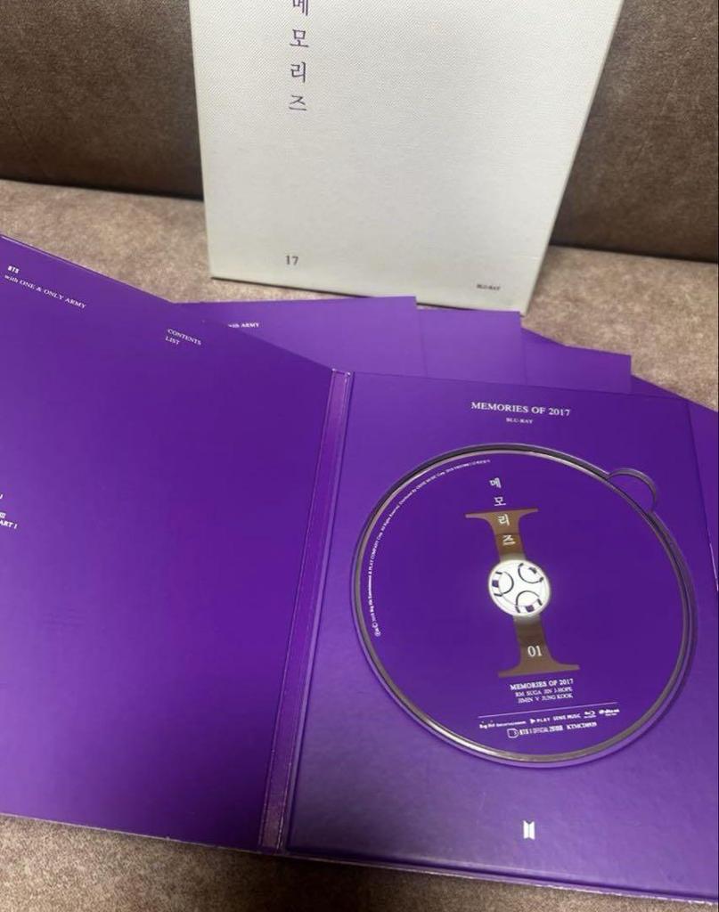 [USED] BTS MEMORIES OF 2017 Blu-ray with Japanese subtitles