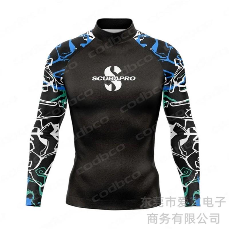 SCUBA Diving Suit Men's Surfing Snorkeling Long-sleeved Sunblock Jellyfish Sports Swimming
