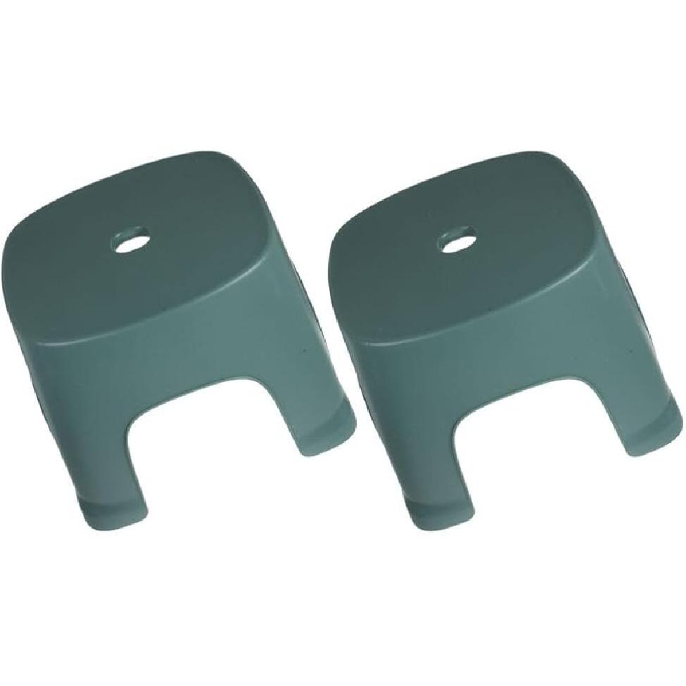 Kichvoe 2pcs Toddler Step Stool Bathroom Stool Toilet Step for Toilet Potty Training and Sink Use Green