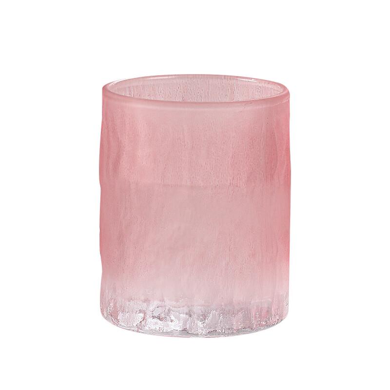 Pink Tree Pattern High Borosilicate Glass Tumbler