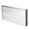 HDD Enclosure Plug Play 3TB USB2.0 SSD Hard Disk Box for OS X Laptops External Data Storage Argent  (Not Inclube Hard