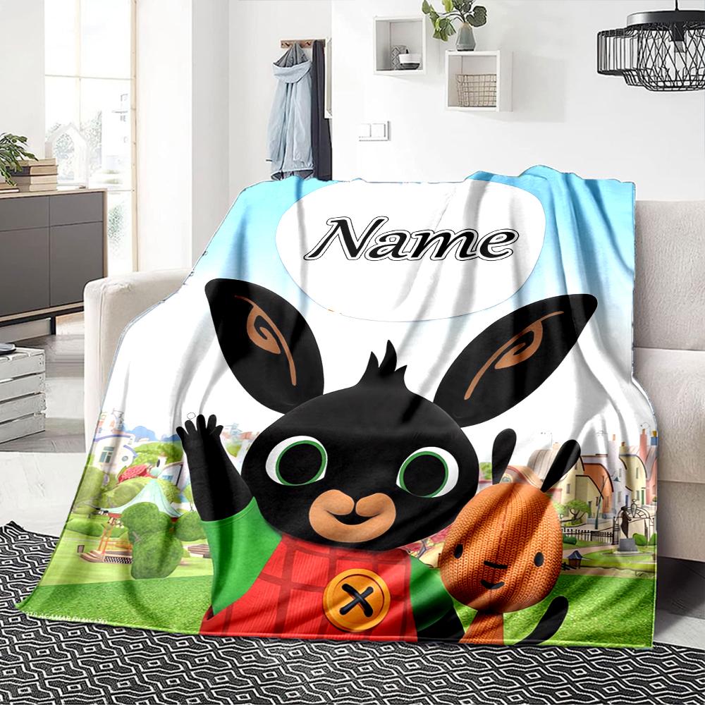 Custom Name Friendship Fun Playroom Party Blanket For Couch Bed Plush Cozy Fuzzy Blanket Super Soft Warm Blankets For Fall And Winter 091611