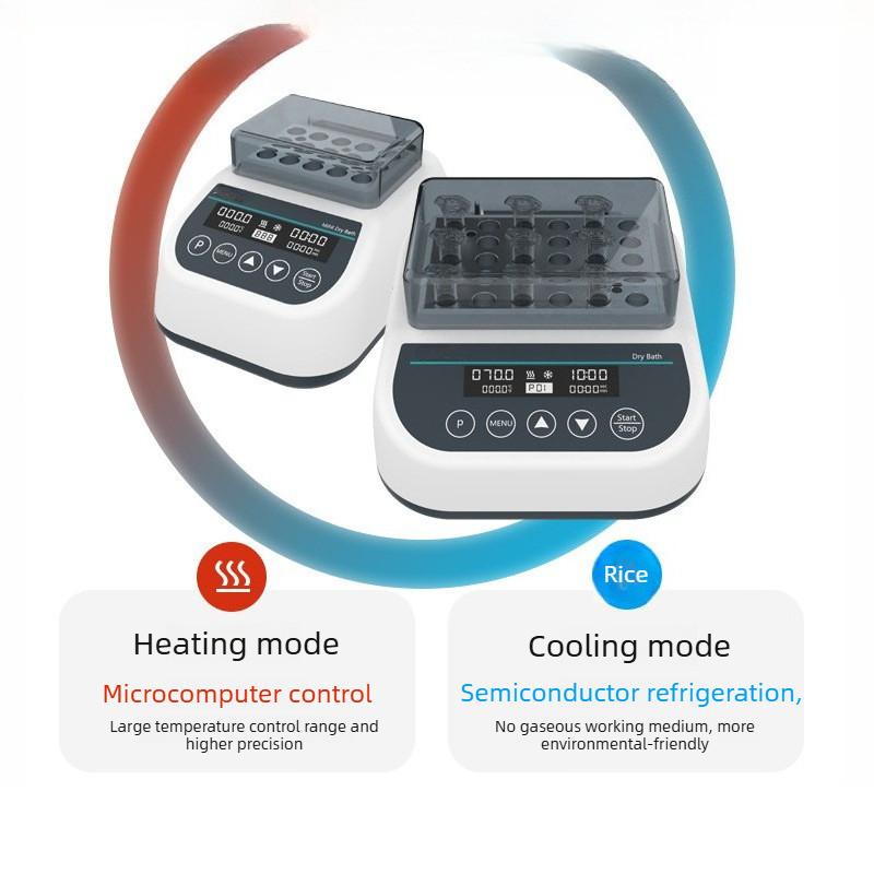 Mini Constant Temperature Metal Bath Heating and Cooling Laboratory Constant Temperature Mixer Oscillator Dry Thermostat