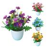 1Pc Artificial Potted Flower Garden DIY Party Home Holiday Xmas Craft Decoration Christmas Ornament