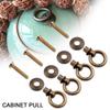 4pcsCelsiuspack   Simple Vintage Pull  s Cosmetic Case Jewelry Box Attachment Handle Brass