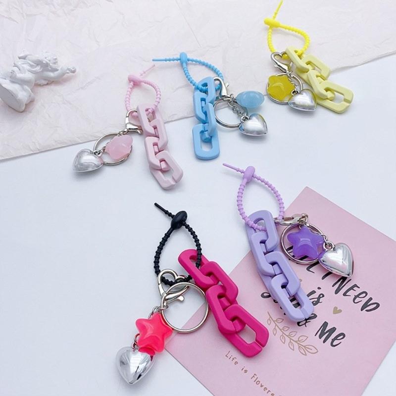 Key Organizer Star Pendant Keychain Star Key Holder Keychain Accessories for Bag