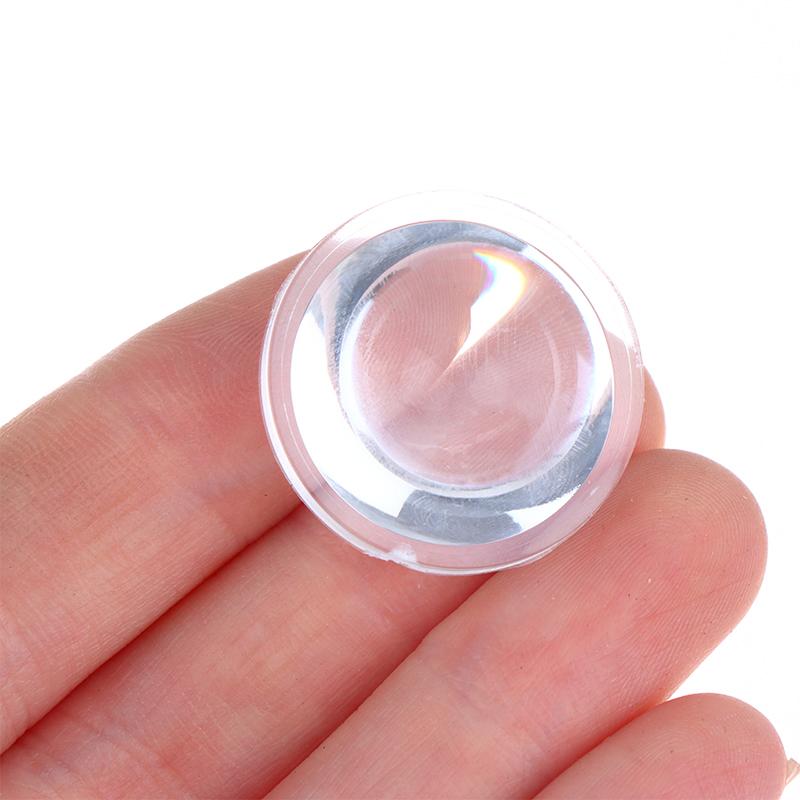 8-44 Mm Round Transparent Acrylic Plano-Convex Lens Flashlight Led Lens Focusing Torch Accessories Magnifying Glass Convex Lens