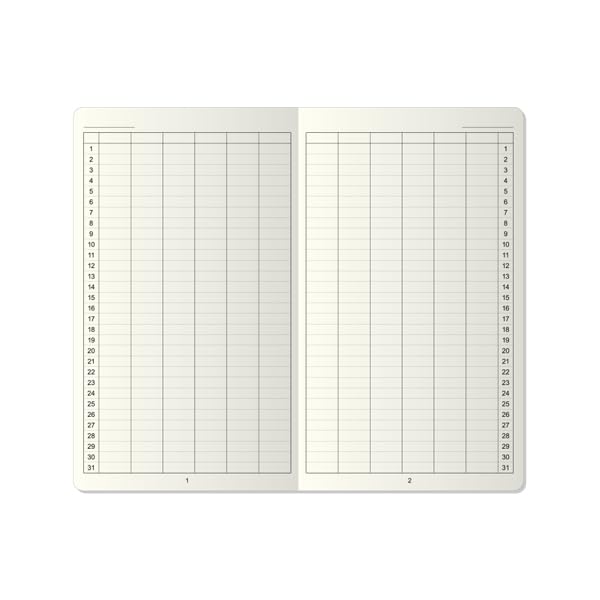 Itoya Free Diary, Single Side, 1 Week