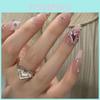 Handmade Diamond French Manicure Stickers For Ladies
