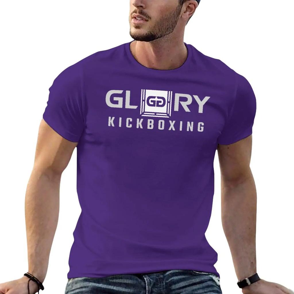 Nueva Camiseta de Kickboxing Glory Manga Corta Camiseta de Anime camisetas para hombre casual elegante Moda de Verano Llegada Algodón Manga Corta