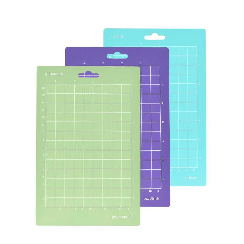 4 PEZZI Tappetino da Taglio di Ricambio 4.5*6.5 Pollici Adesivo Antiscivolo con Griglia Compatibile con Silhouette Cameo