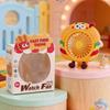 LINGPAN Mini Wrist Watch Fan - Burger & Fries Theme
