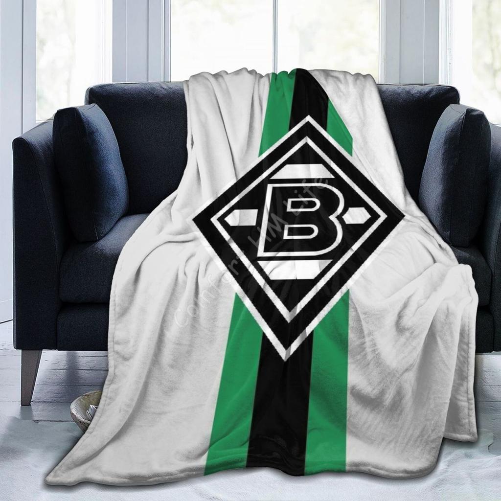 Coperta Stampata Borussia Monchengladbach Morbida Leggera Calda Coperta Plaid in Flanella Casa Letto Divano Ufficio Trapunta Peluche Copriletto