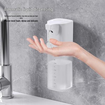 Wall-Mounted Automatic Soap and Sanitizer Dispenser with Induction Technology