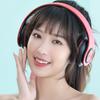 Headset with RGB Light   Bass Noise Reduction Comfortable Waterproof Foldable Wireless Gaming Headset