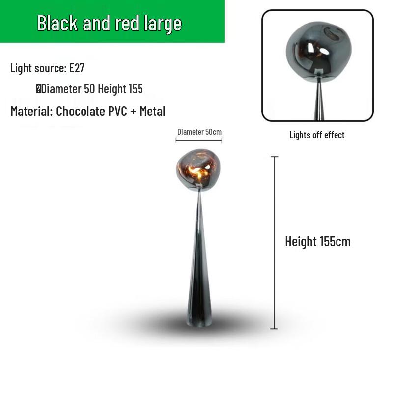 Pailide Nordic Lava Floor Lamp