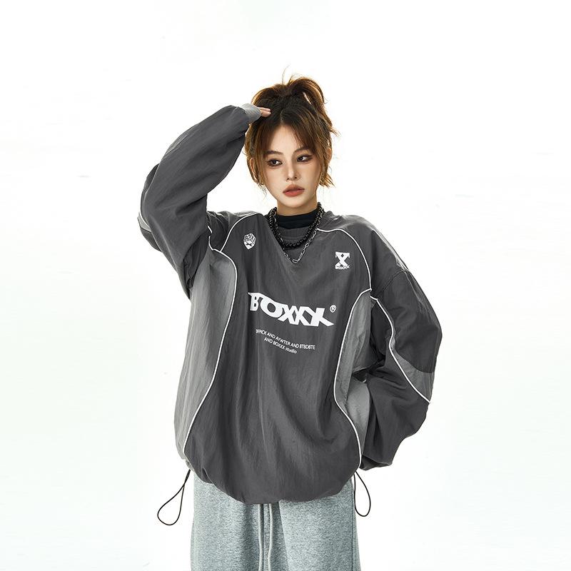 

Унисекс Водонепроницаемый Открытый Солнцезащитный Пуловер: Функциональный свободный крой с длинным рукавом для мужчин и женщин M серый