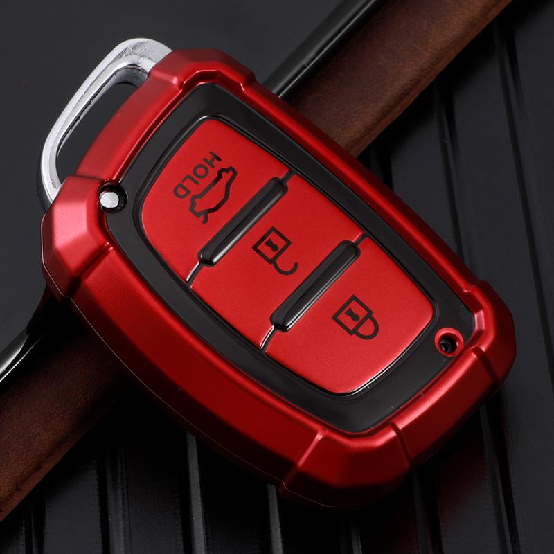Key Case-Compatible with Hyundai Models: Elantra, Santa Fe, Mistra, Reina, ix25, Festa, ix35, Verna