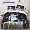 Erling Haaland Pattern Bedding Home Decoration Birthday Gift ( 1 Duvet Cover + 2 Pillowcase, Without Core),fan Merchandise.