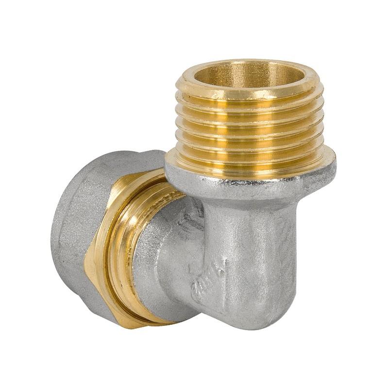 Pex-Al-Pex Elbow Chrome 1/2*16 Boy - D1/2*16.Spike