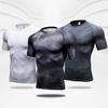 Quick Dry Workout Running Shirt Compression Fitness Tops Breathable Jersey Gym T-shirts Clothing Male Sport Shirts Men